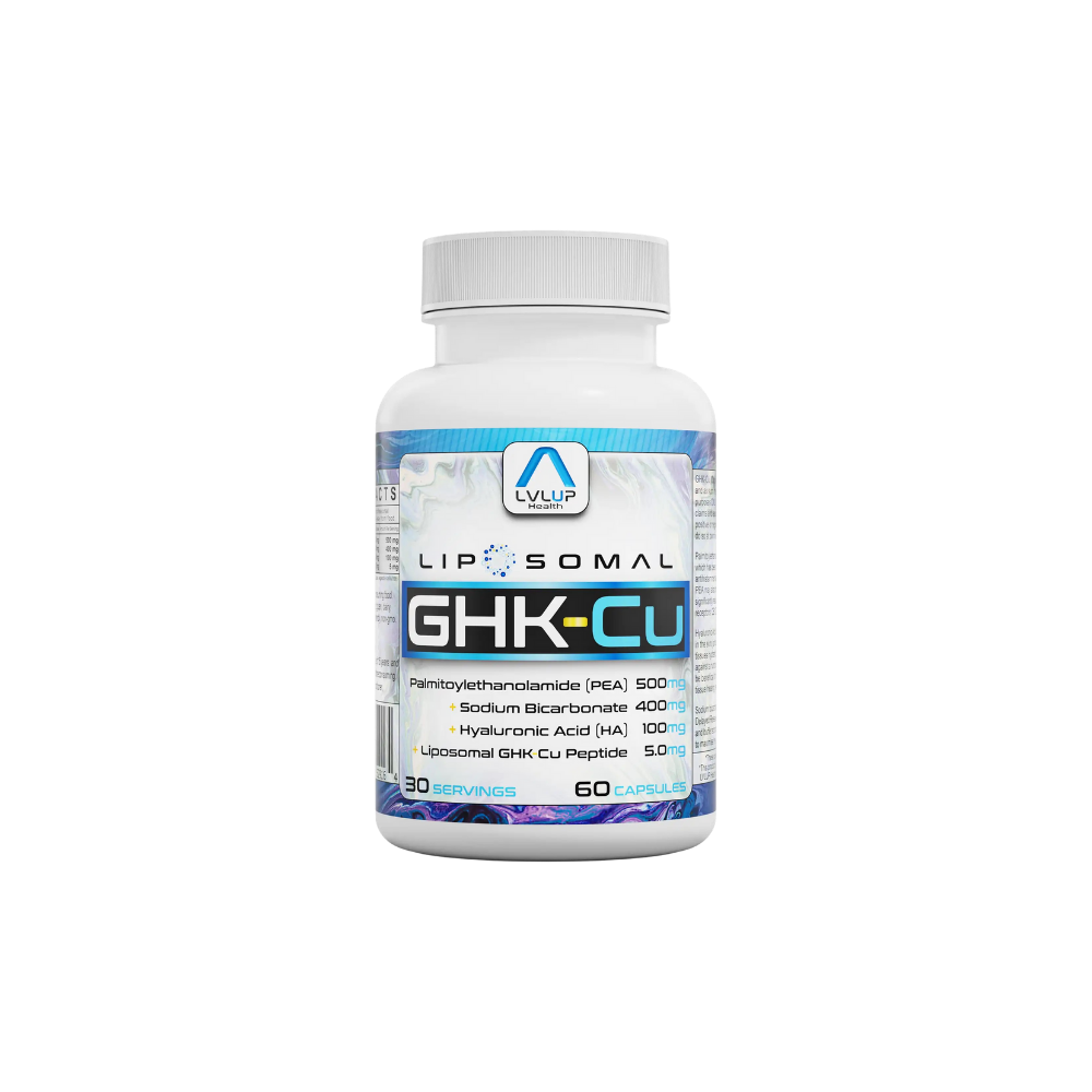 lvlup liposomal ghk-cu product info and reviews 10% Liposome GHK-Cu Copper Peptide Supplement, 300