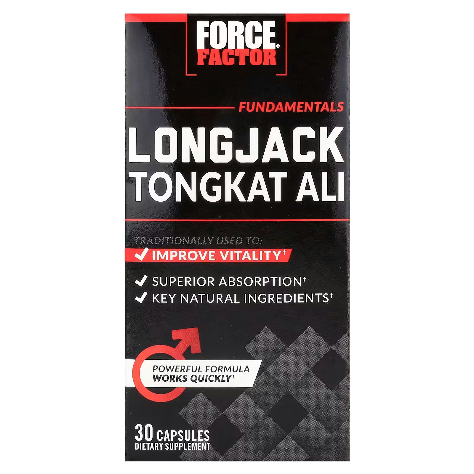 Force Factor Longjack Tongkat Ali (30 Capsules)