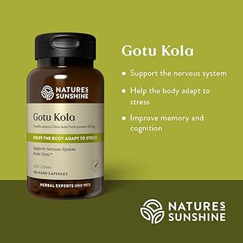 Nature's Sunshine Gotu Kola 100 Capsules