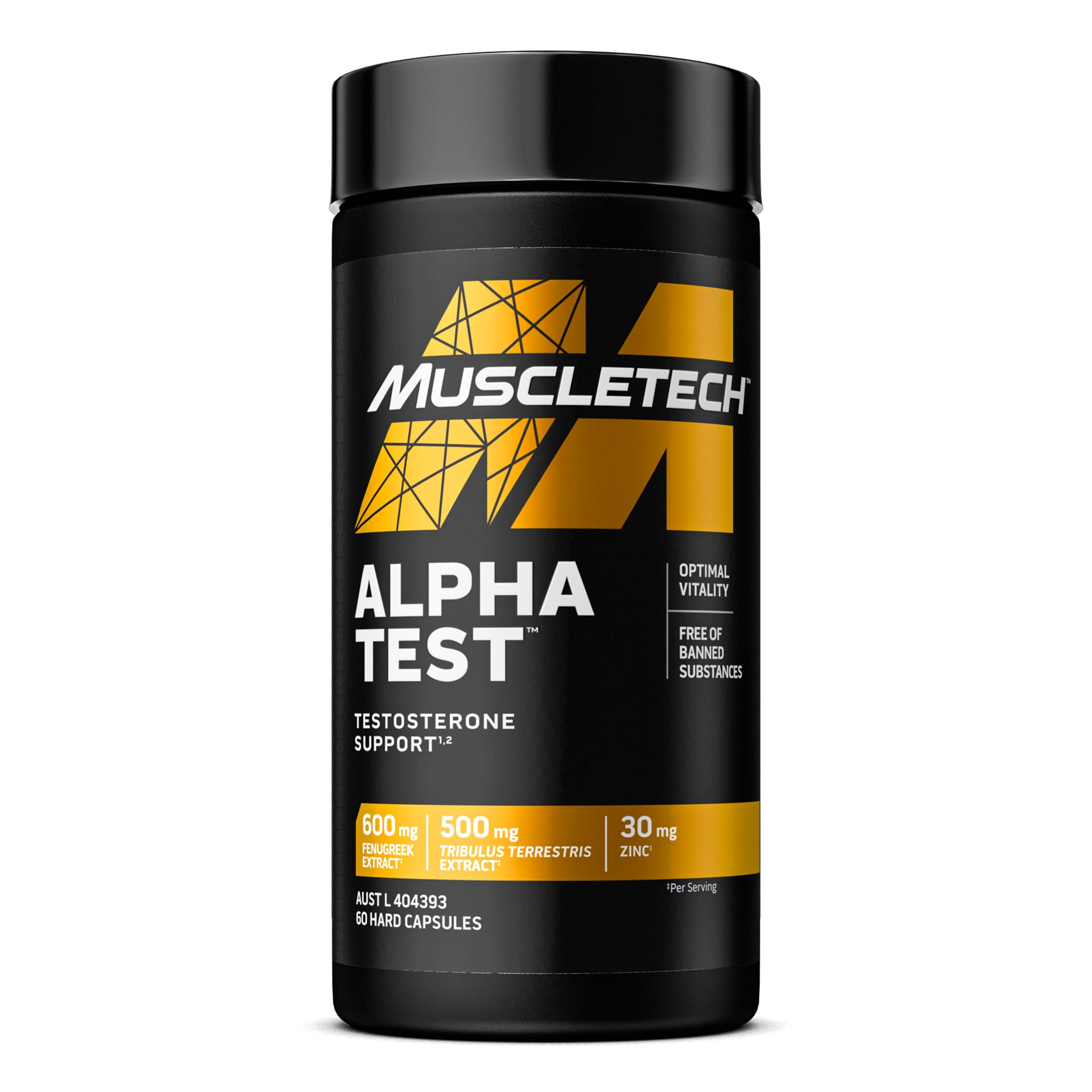 Alpha test by Muscle tech 60 Hard Capsules