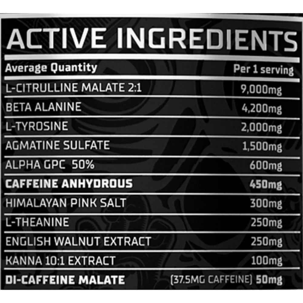 Legit XTREME Pre Workout 25 Serves 525g