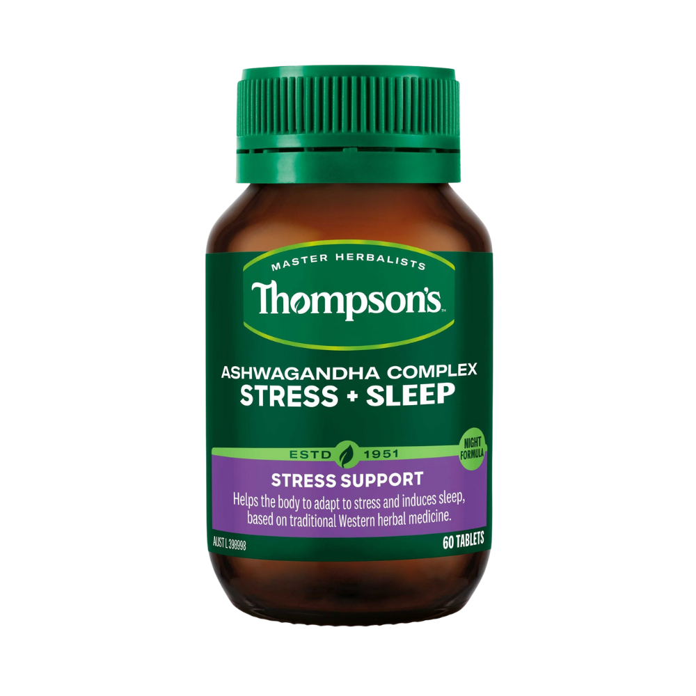 Thompsons Ashwagandha Complex Stress + Focus 60 Tablets