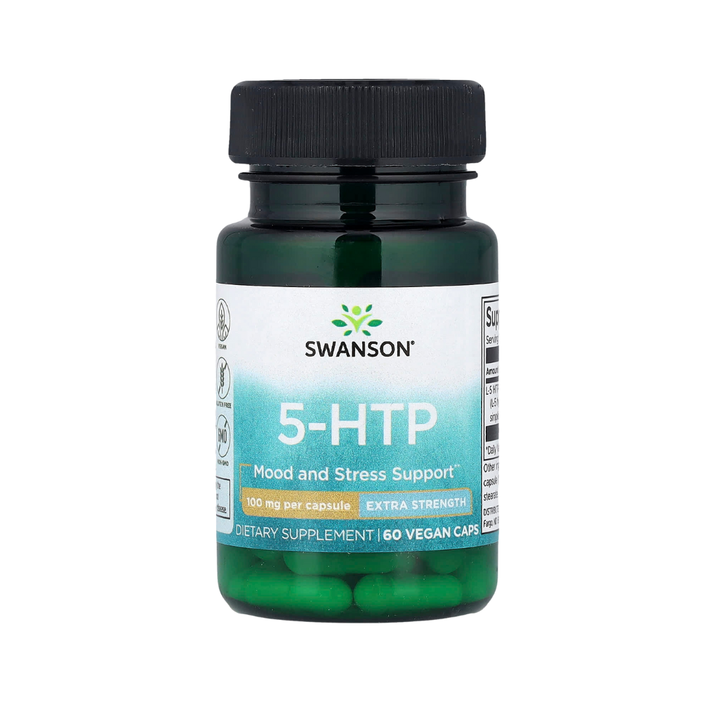 Swanson 5-HTP 60 Capsules 100 mg Per Capsule Extra Strength