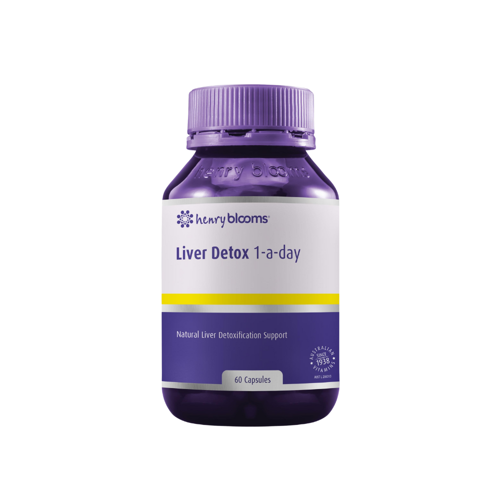 Henry Blooms Liver Detox Natural Liver Detoxification 60 Capsules