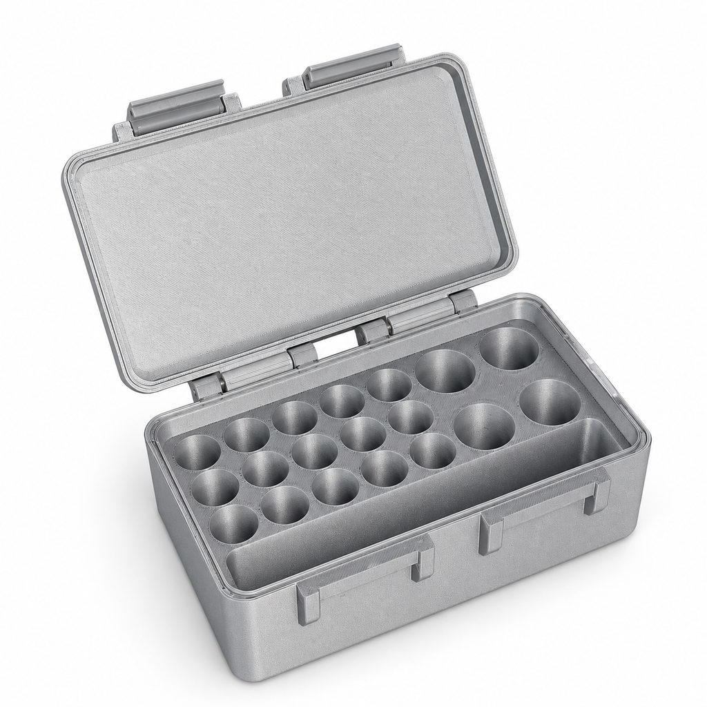 Peptide vial case