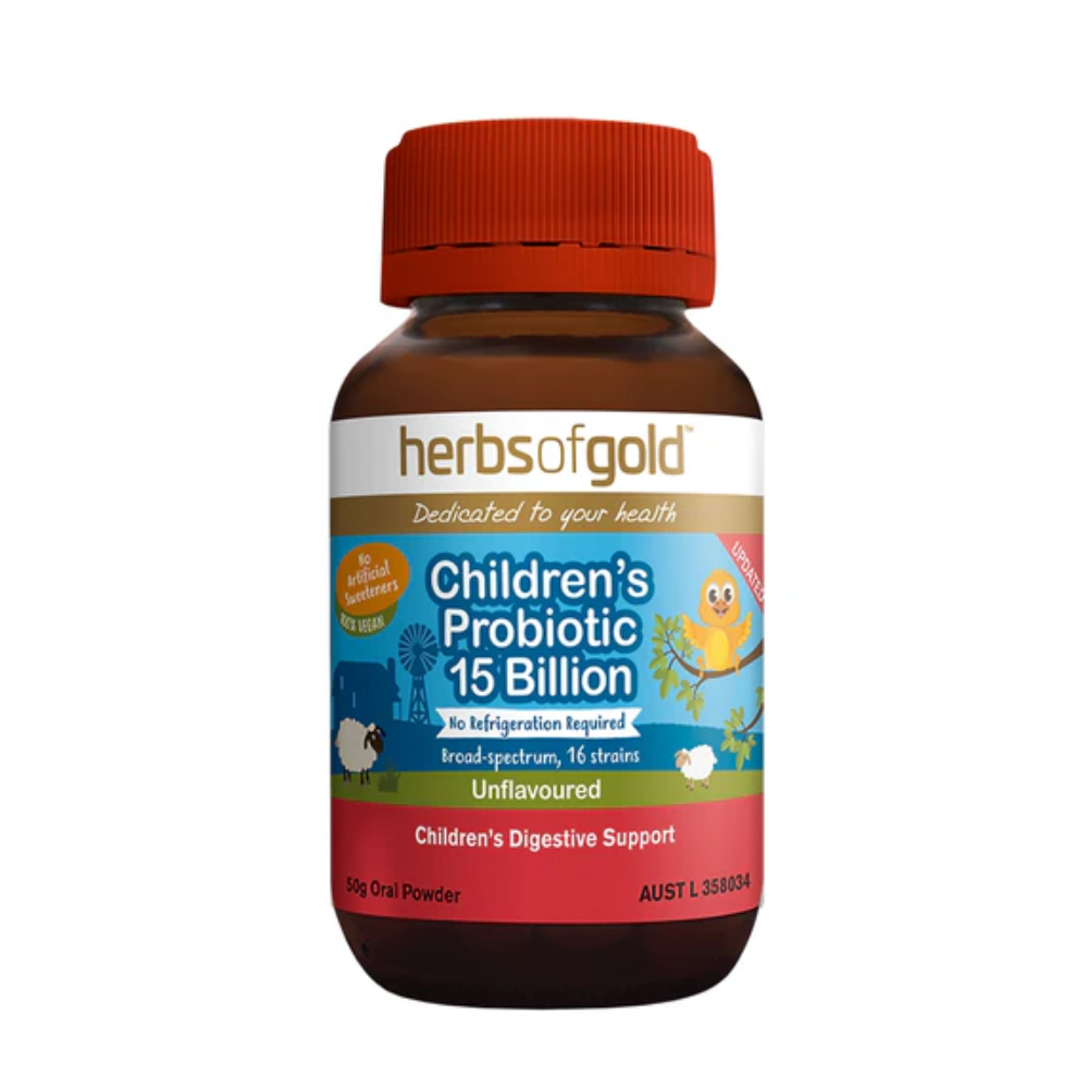 Herbs Of Gold Children's Probiotic 15 Billion Unflavoured (Oral Powder 50g)