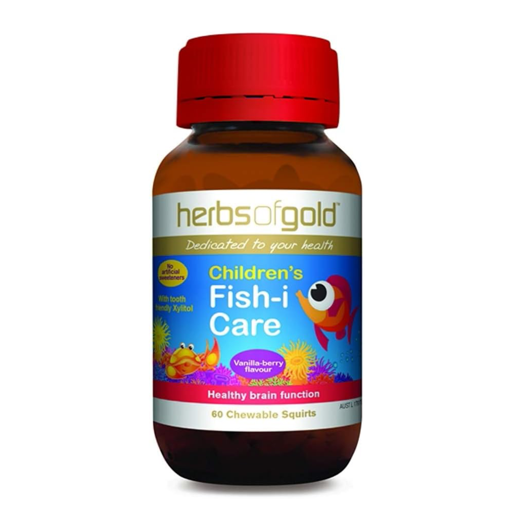 Herbs Of Gold Children's Fish-i Care (60 Chewable Squirts)