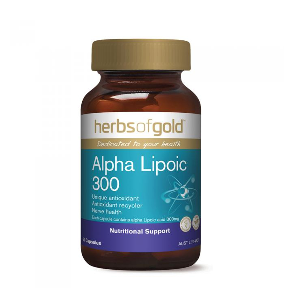 Herbs Of Gold Alpha Lipoic 300 (60 Capsules)