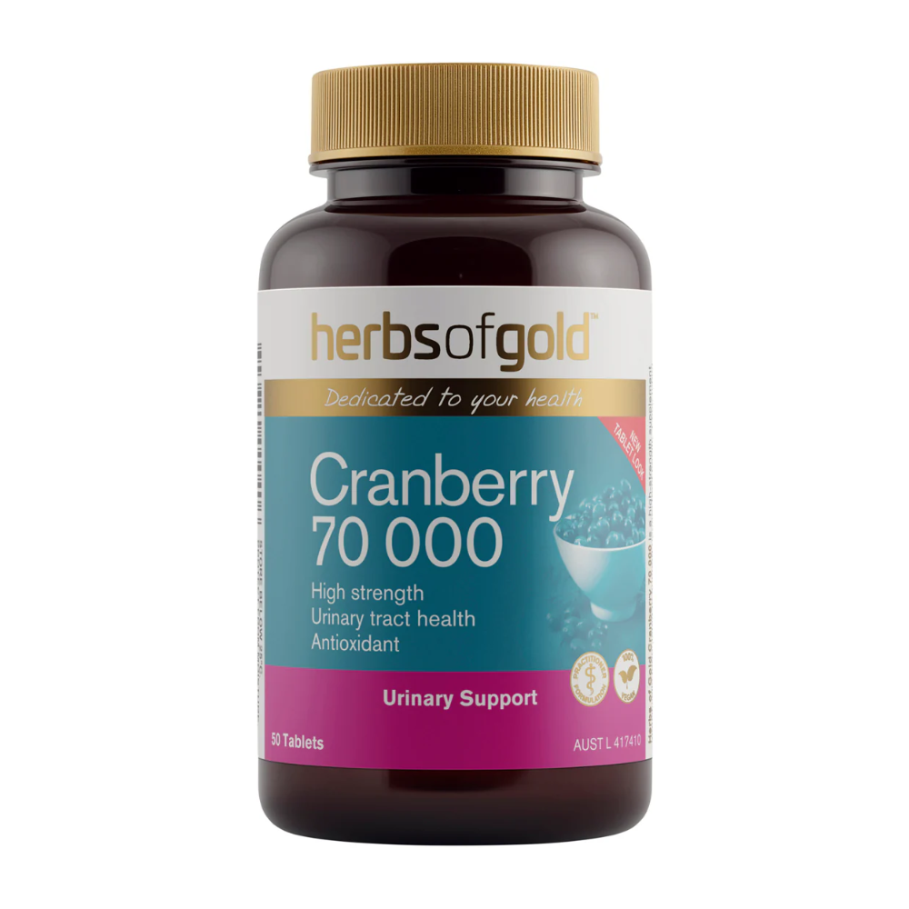 Herbs Of Gold Cranberry 70,000 (50 Tablets)