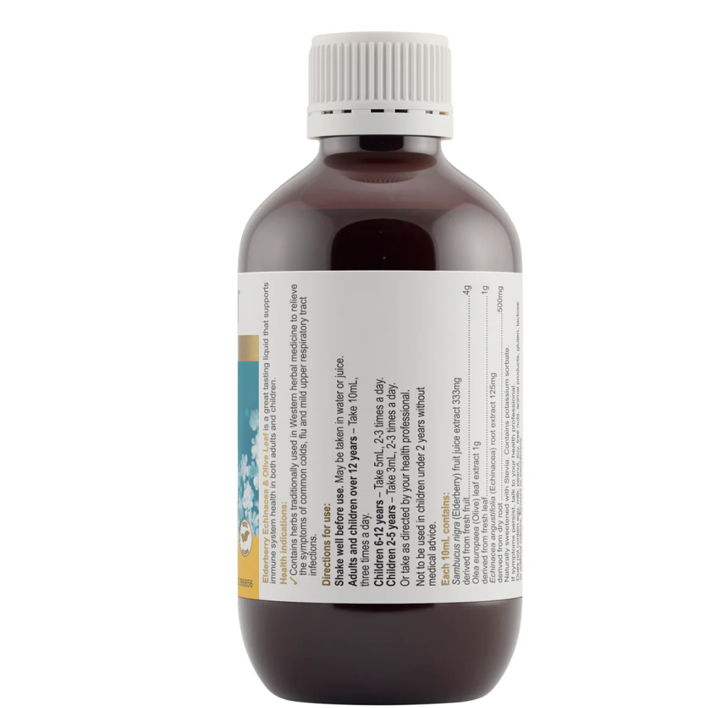 Herbs Of Gold Elderberry Echinacea & Olive Leaf (Oral Liquid 200ml)