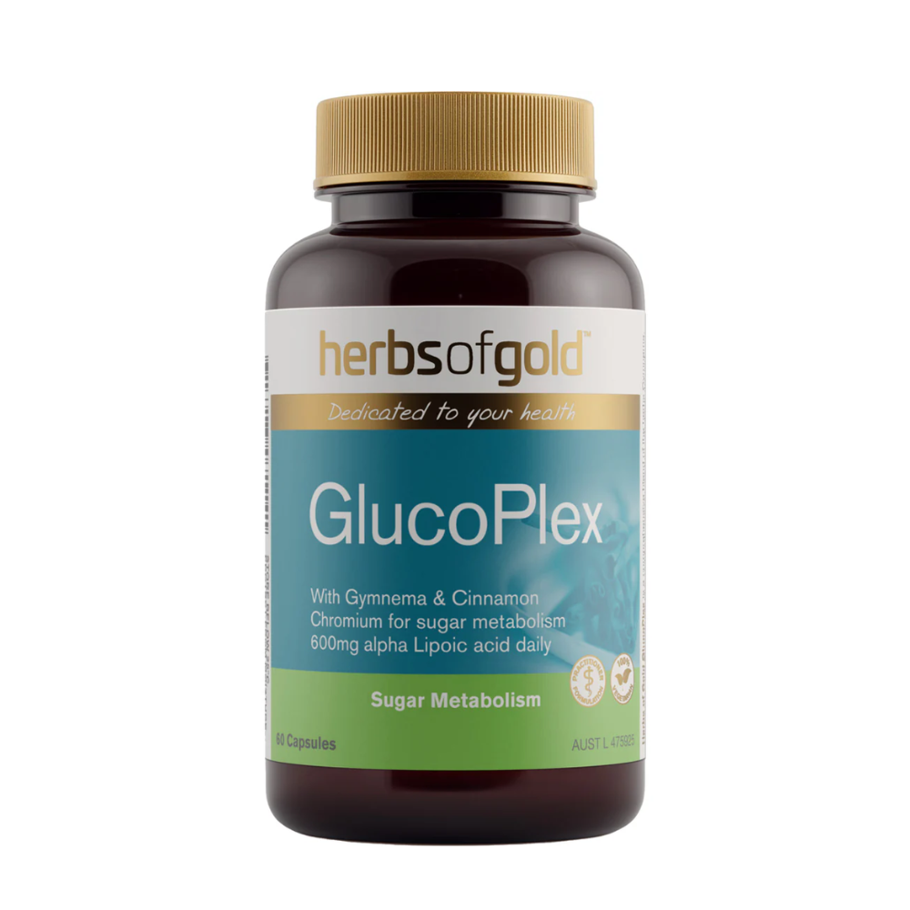 Herbs Of Gold GlucoPlex (60 Capsules)