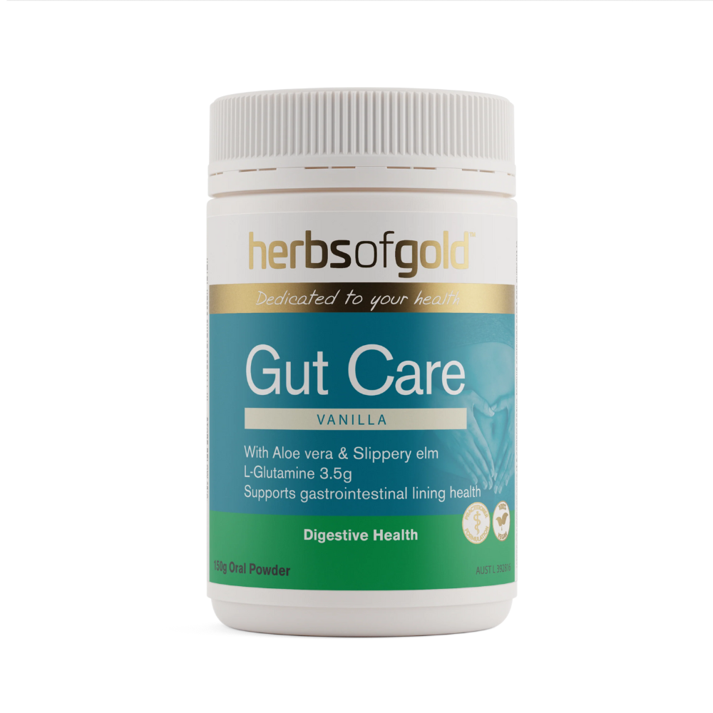 Herbs Of Gold Gut Care – Vanilla (Oral Powder 150g)