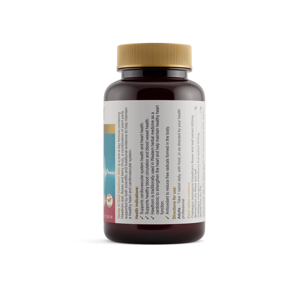 Herbs Of Gold Hawthorn 4500 (60 Tablets)