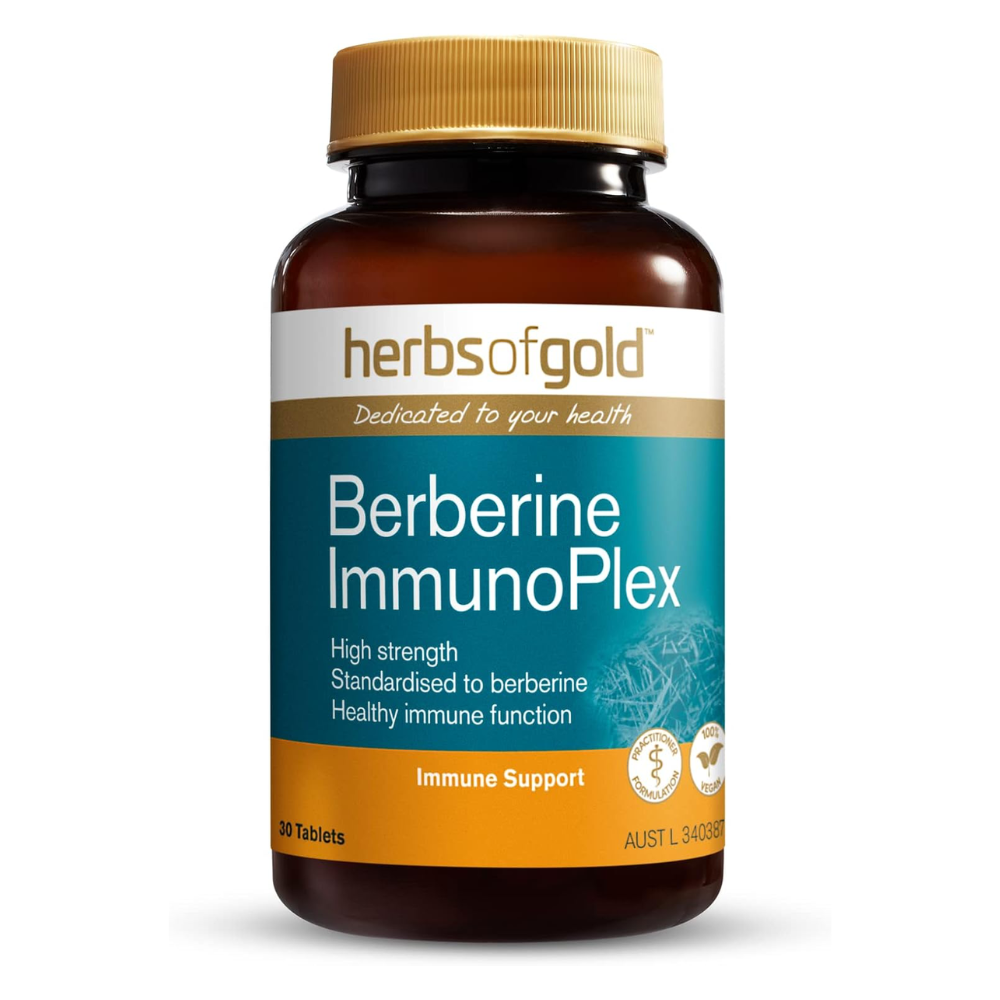 Herbs Of Gold Berberine ImmunoPlex (30 Tablets)