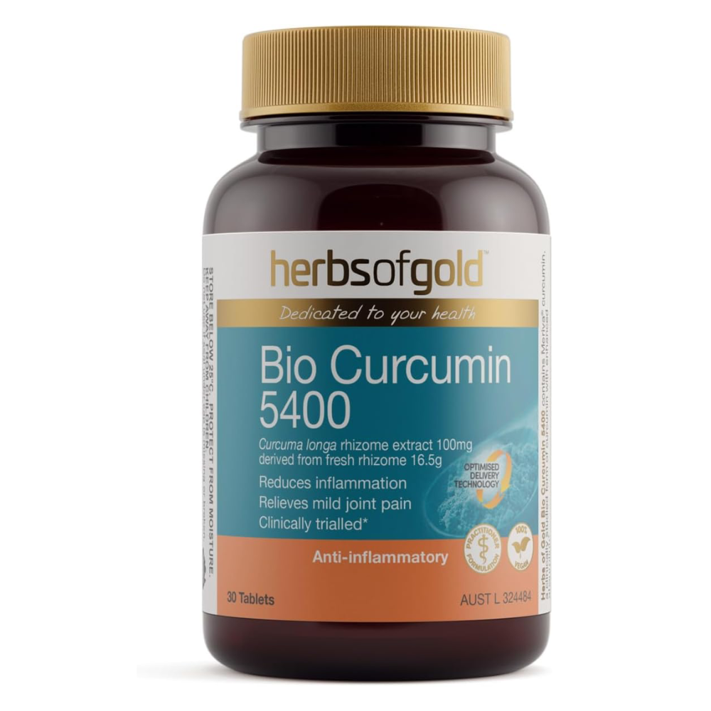 Herbs Of Gold Bio Curcumin 5400 (30 Tablets)