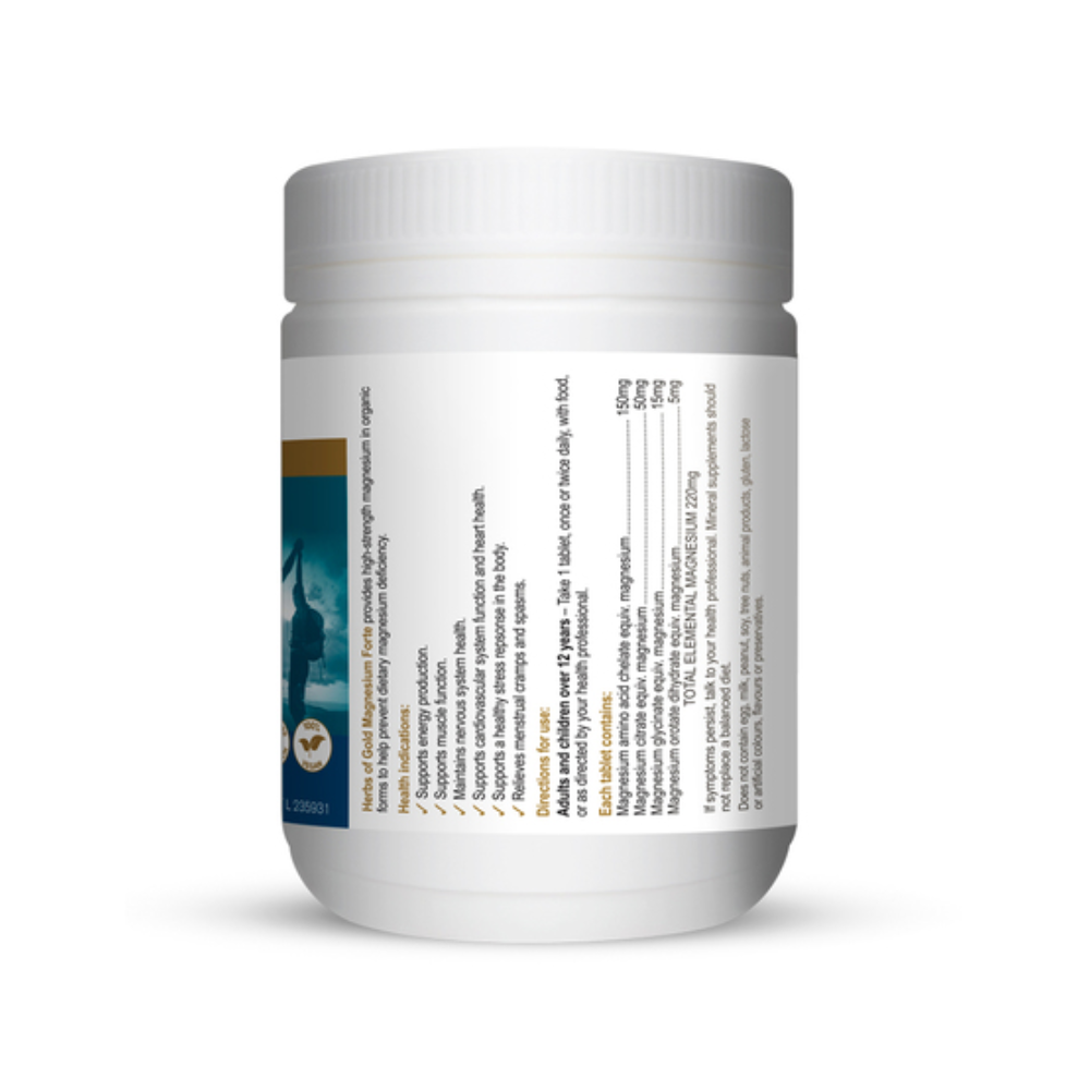 Herbs Of Gold Magnesium Forte (120 Tablets)
