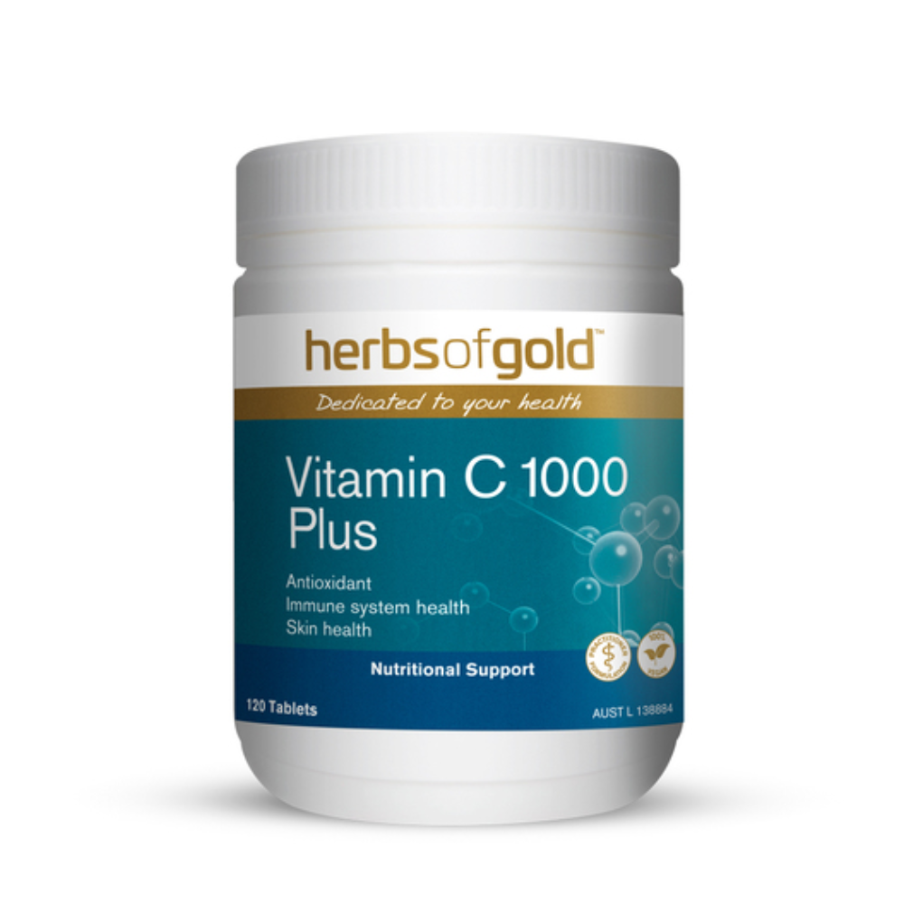 Herbs Of Gold Vitamin C 1000 Plus (120 Capsules)