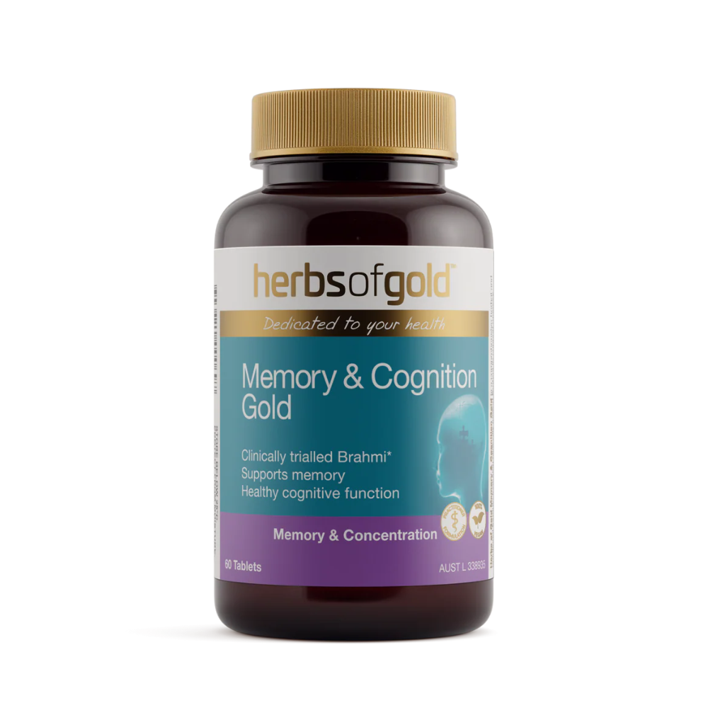 Herbs Of Gold Memory & Cognition Gold (60 Tablets)