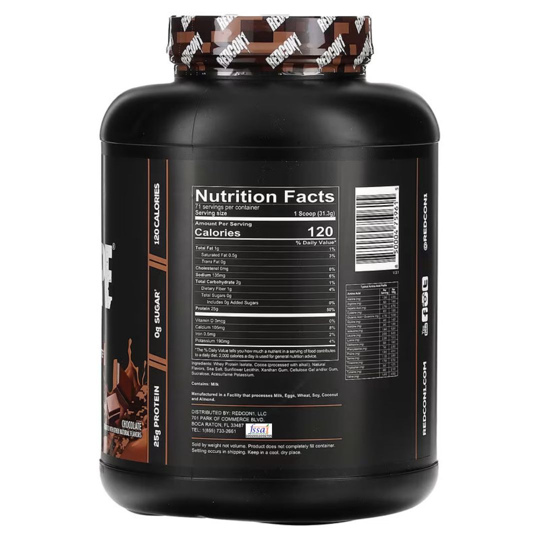 Redcon1 Isotope Whey Protein Isolate (WPI) 100% Whey Isolate