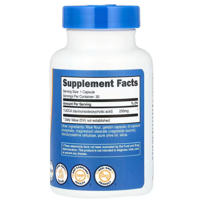 Nutricost TUDCA 250 mg 30 Capsules