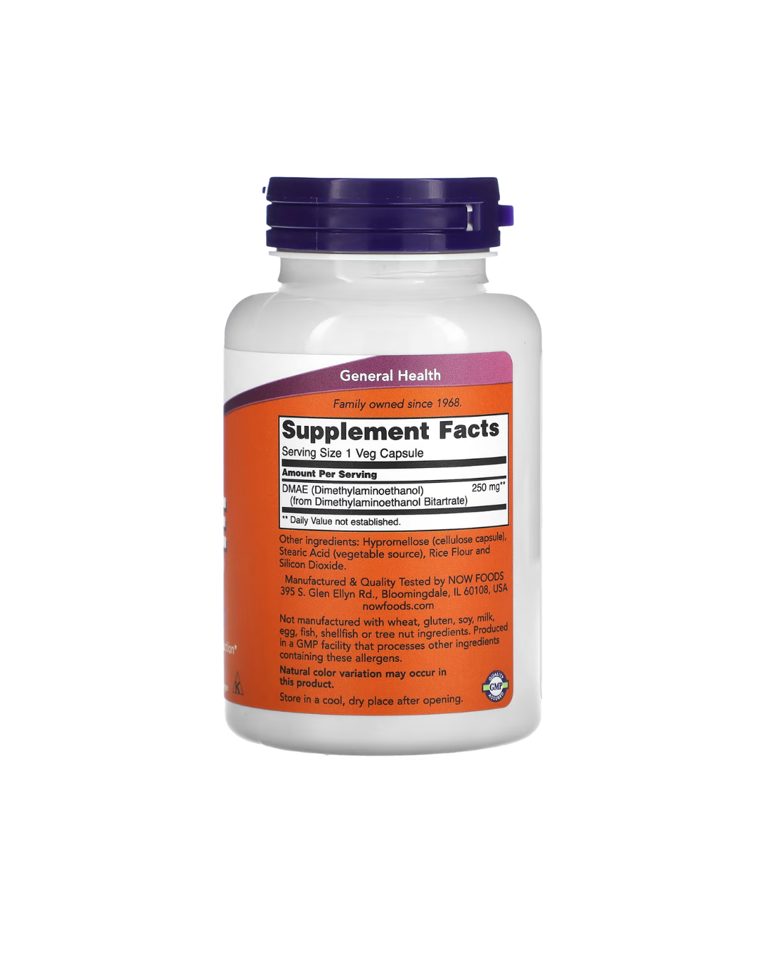 NOW DMAE 100 Veg Capsules