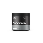 Container of switch Carnitine supplement on a white background