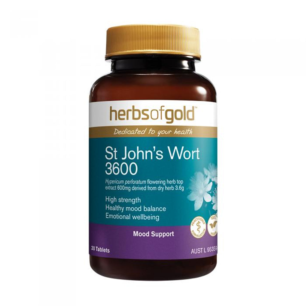 Herbs Of Gold Extra Strength St Johns Wort 3600 (30 Tablets)