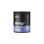 Black container labeled 'switch sleep+' on a white background