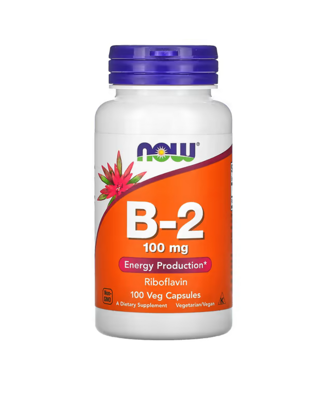 NOW Foods, B-2, 100 mg, 100 Veg Capsules
