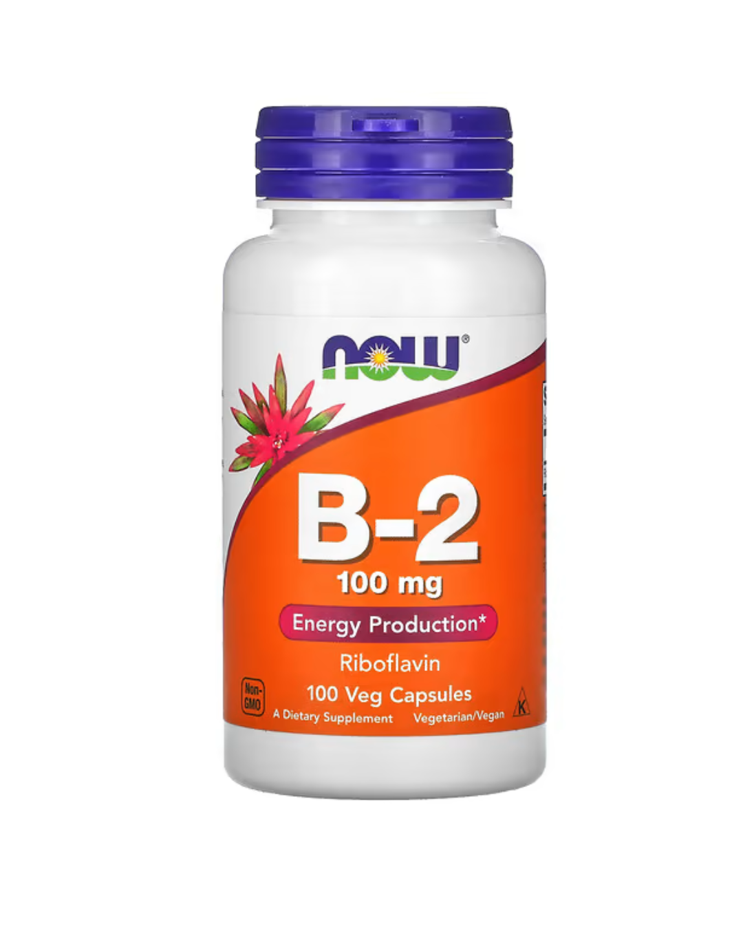 NOW Foods, B-2, 100 mg, 100 Veg Capsules