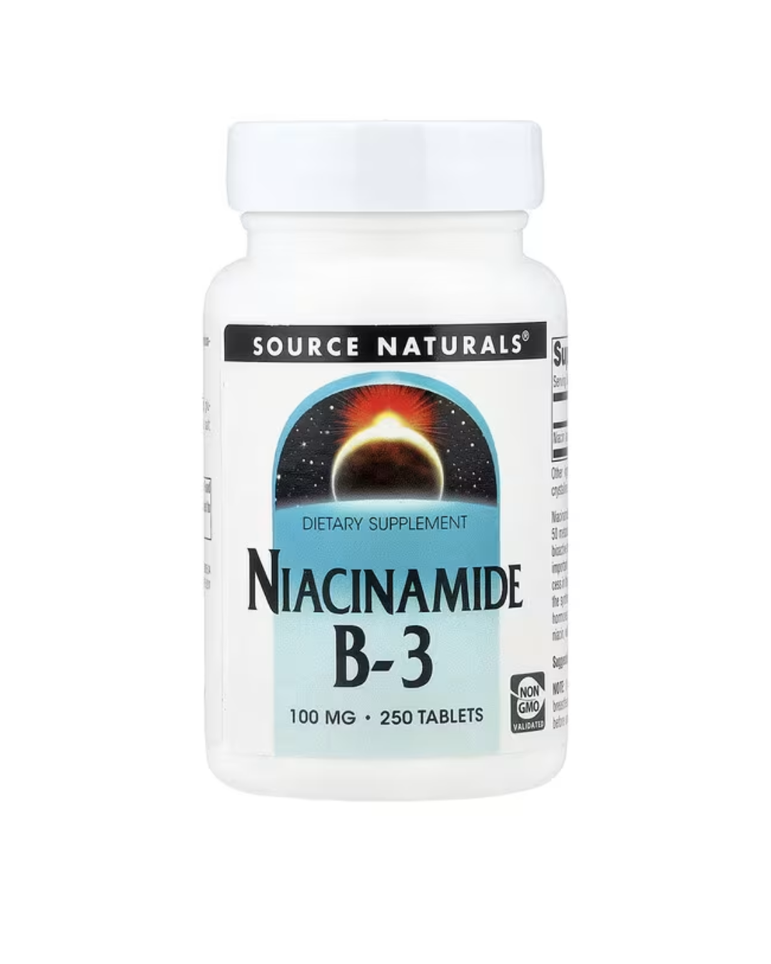 Source Naturals, Niacinamide B-3, 100 mg, 250 Tablets