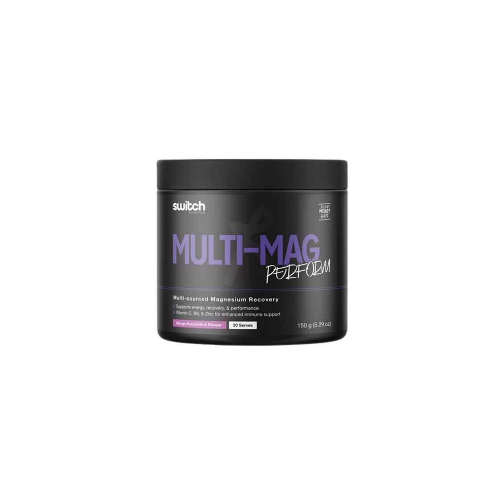 Black container of Switch Multi-Mag Powder on a white background