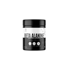 Black and white container labeled 'Beta Alanine' on a white background