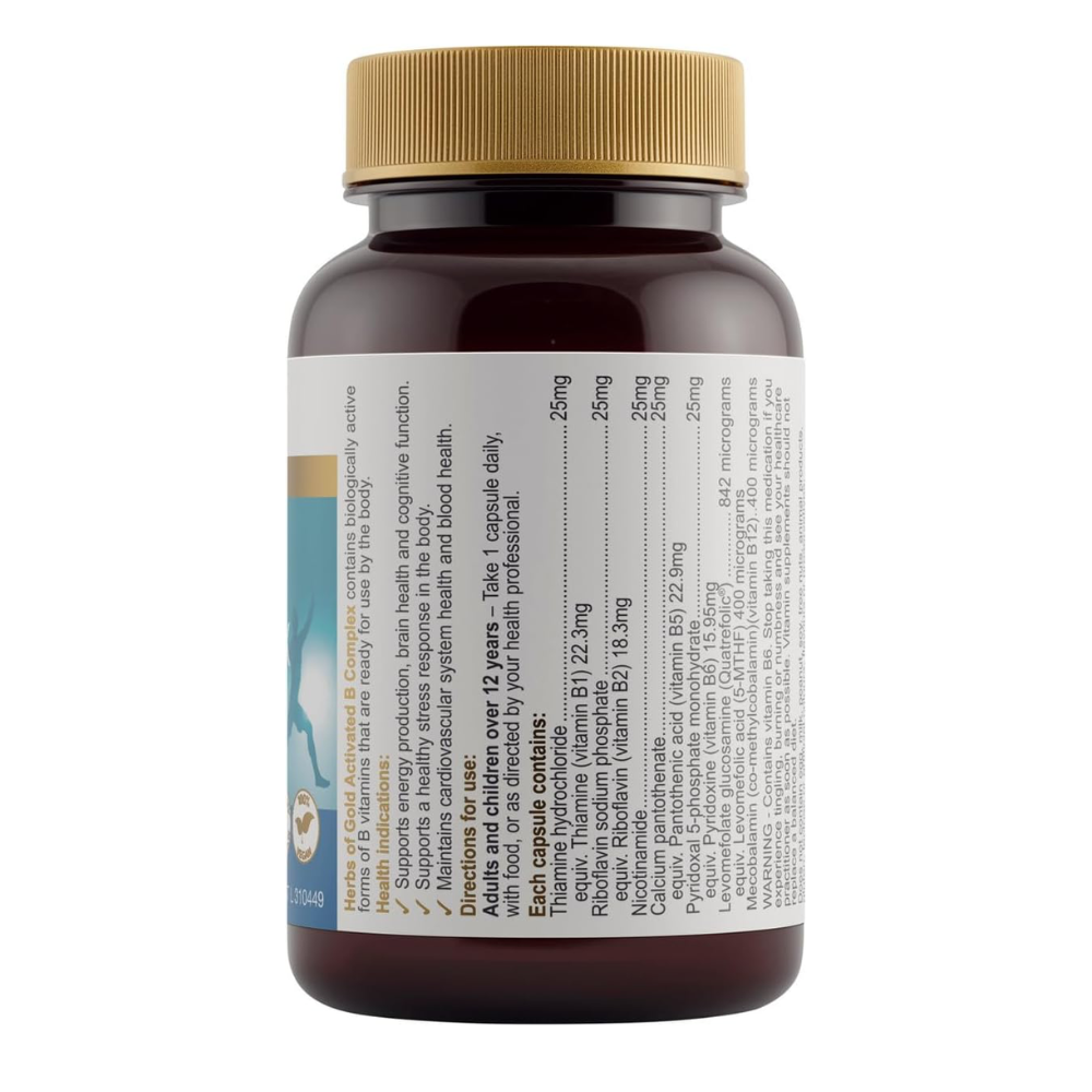 Herbs Of Gold B Complex (30 Capsules)