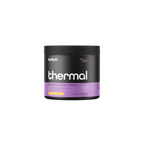 Black and purple container labeled 'thermal' on a white background