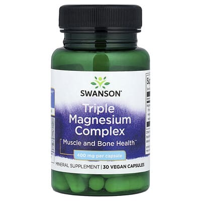 Swanson, Triple Magnesium Complex, 400 mg