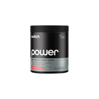 Black container labeled 'switch power' on a white background