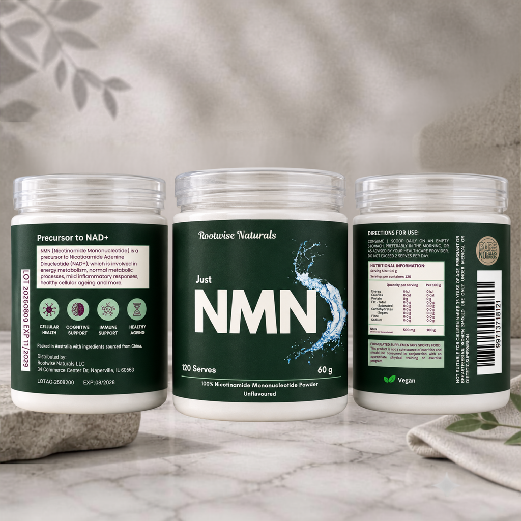 Rootwise Naturals™ NMN || Pure NMN Powder unflavoured