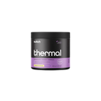 Black and purple container of 'switch' thermal product on a white background