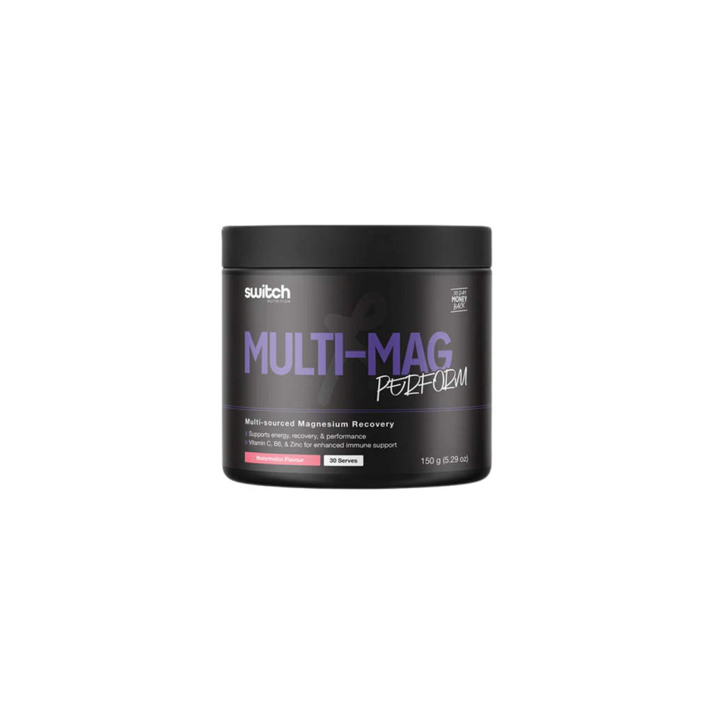 Black container of Switch Multi-Mag Powder on a white background