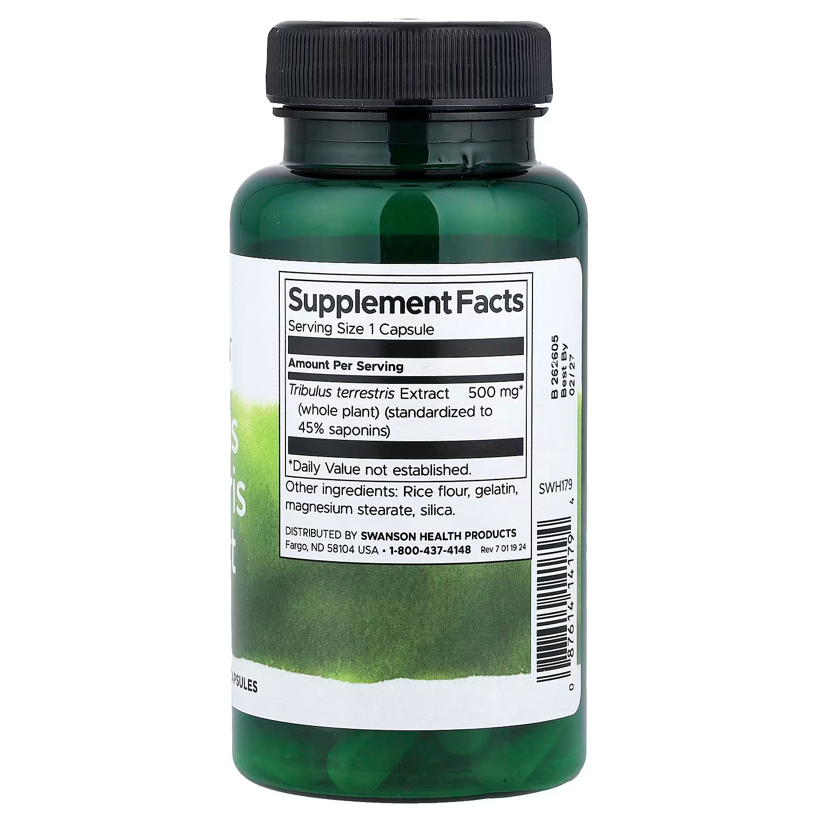 Swanson, Tribulus Terrestris Extract, 500 mg, 60 Capsules