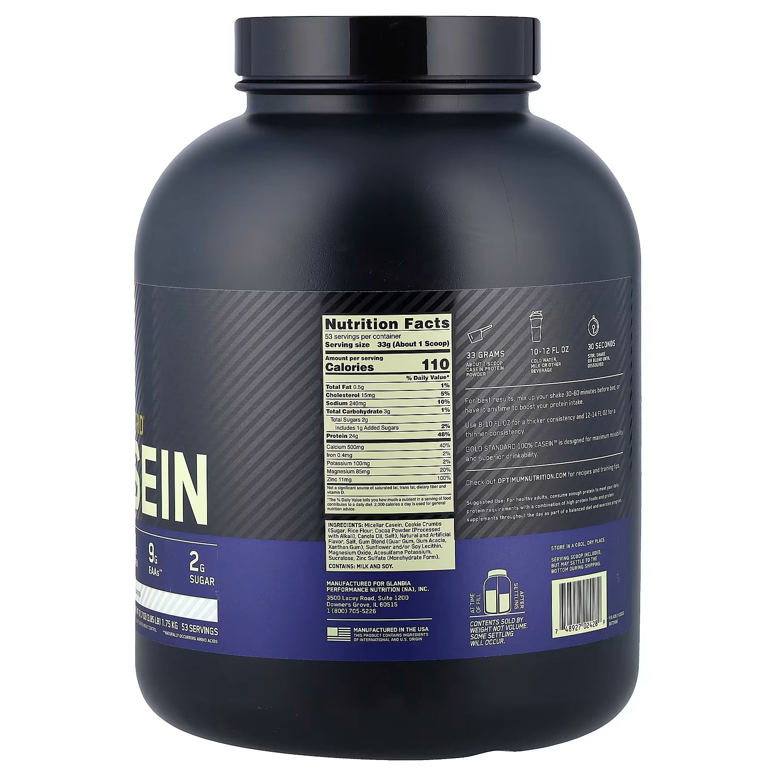 Optimum Nutrition Gold Standard Casein 1.8KG