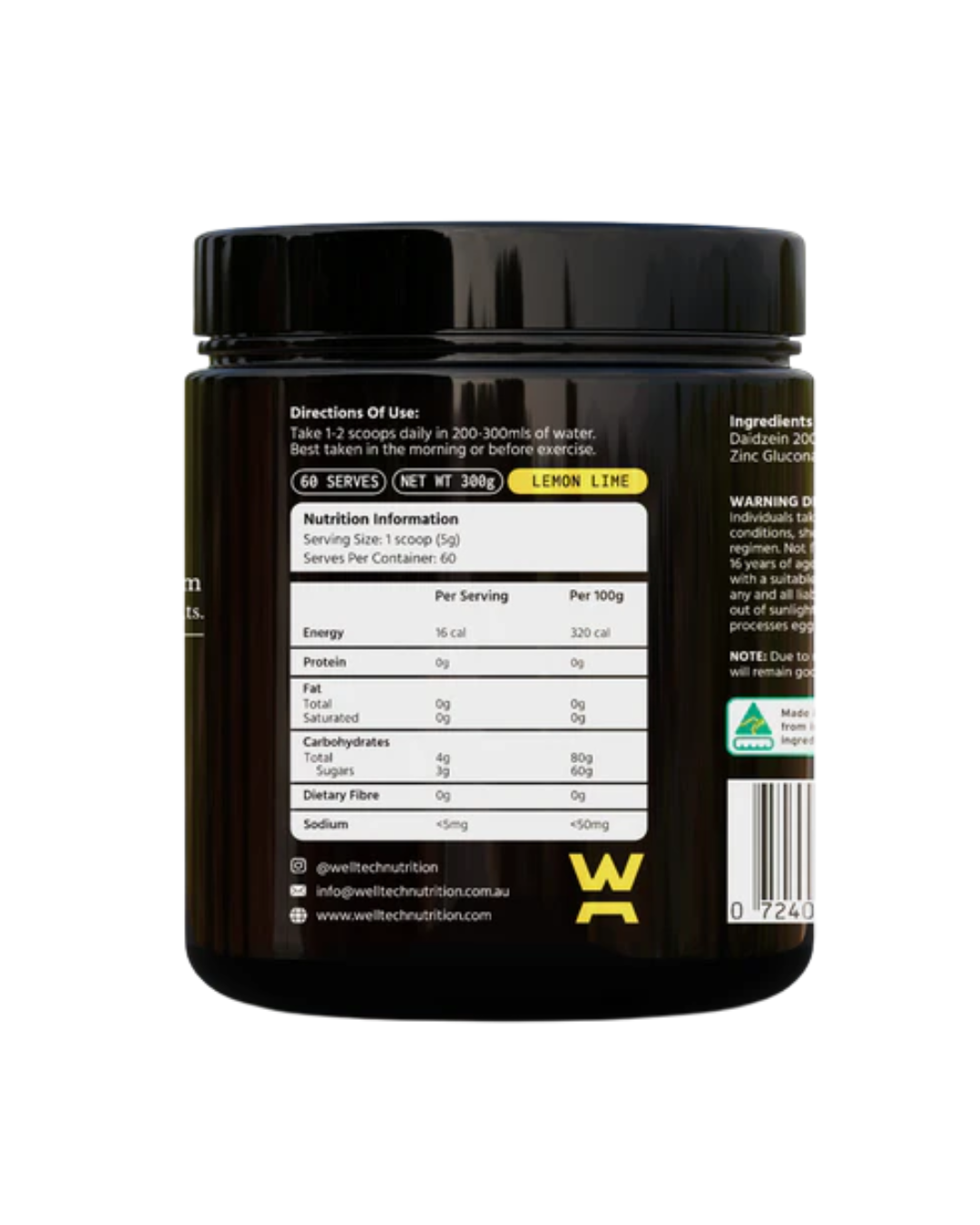 Welltech PCT/Anti E Powder 60 Servings
