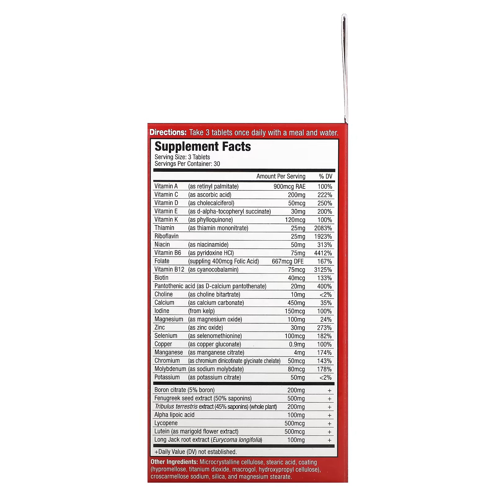 MuscleMeds, Vitamin T, Testosterone Boosting Multi-Vitamin for Men, 90 Tablets