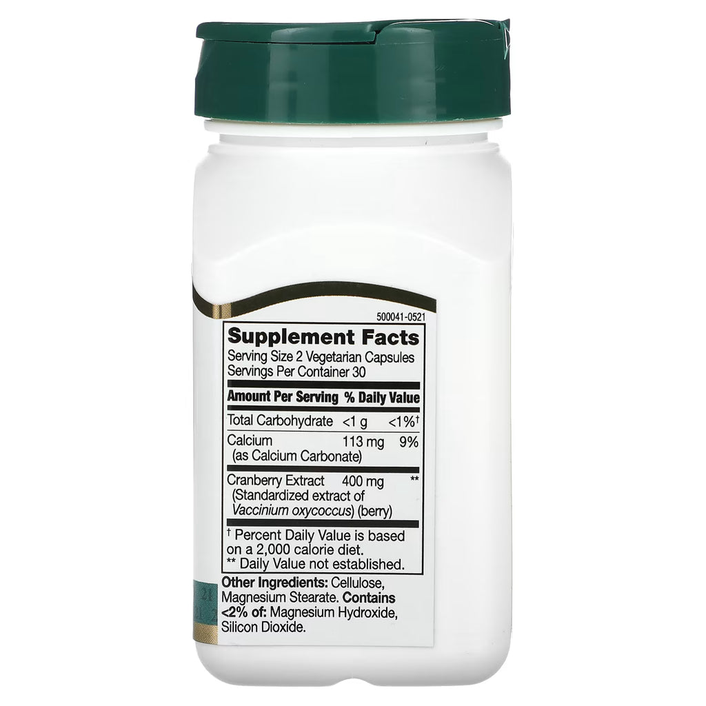 21st Century Cranberry Extract 60 Capsules
