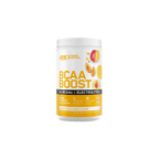 Optimum Nutrition BCAA Boost supplement container on a white background
