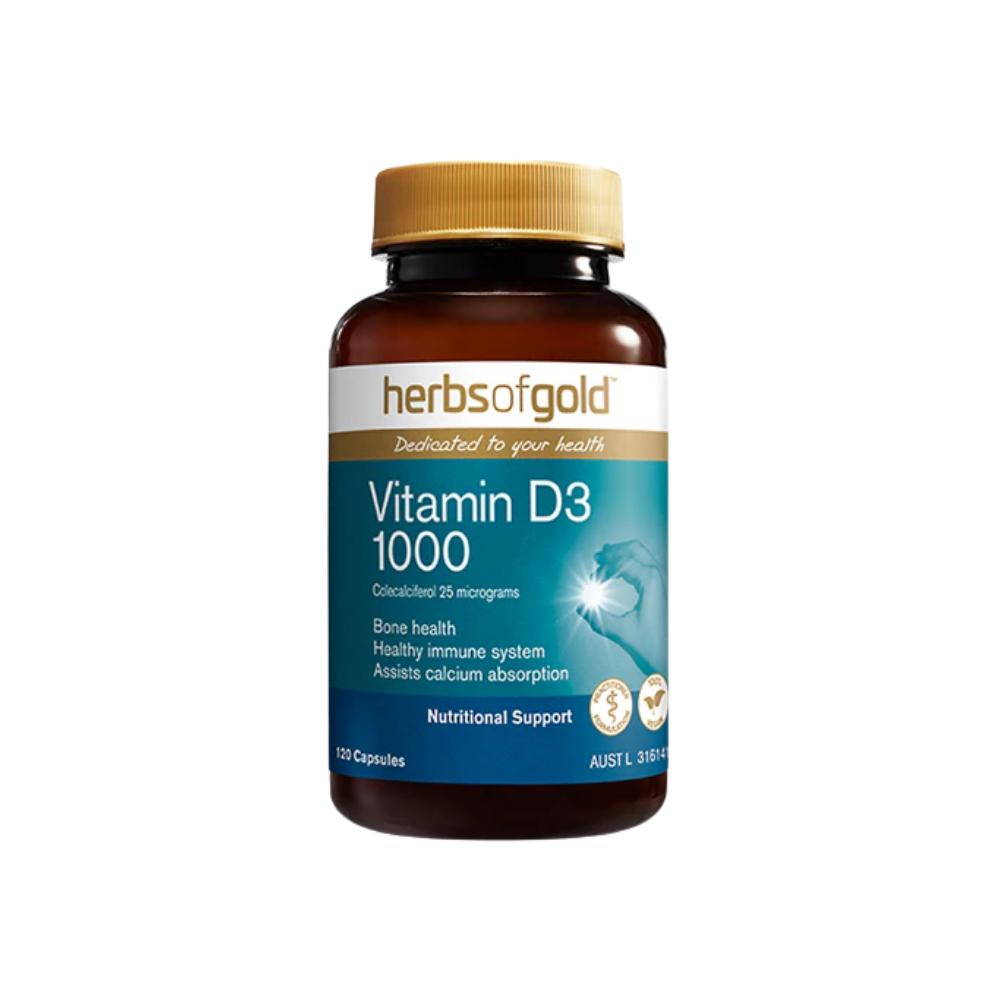 Herbs Of Gold Vitamin D3 1000 (240 Capsules)
