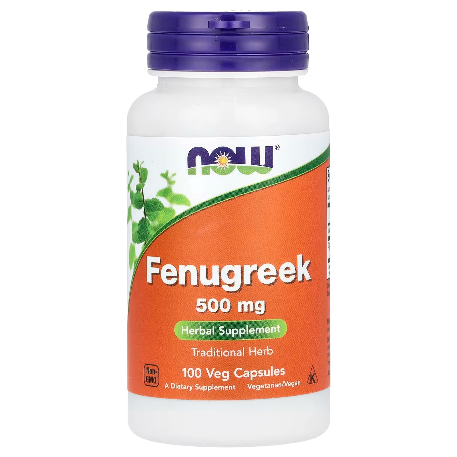 NOW Foods, Fenugreek, 500 mg, 100 Veg Capsules