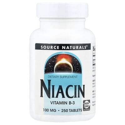 Source Naturals Niacinamide 100 mg 250 Tabs