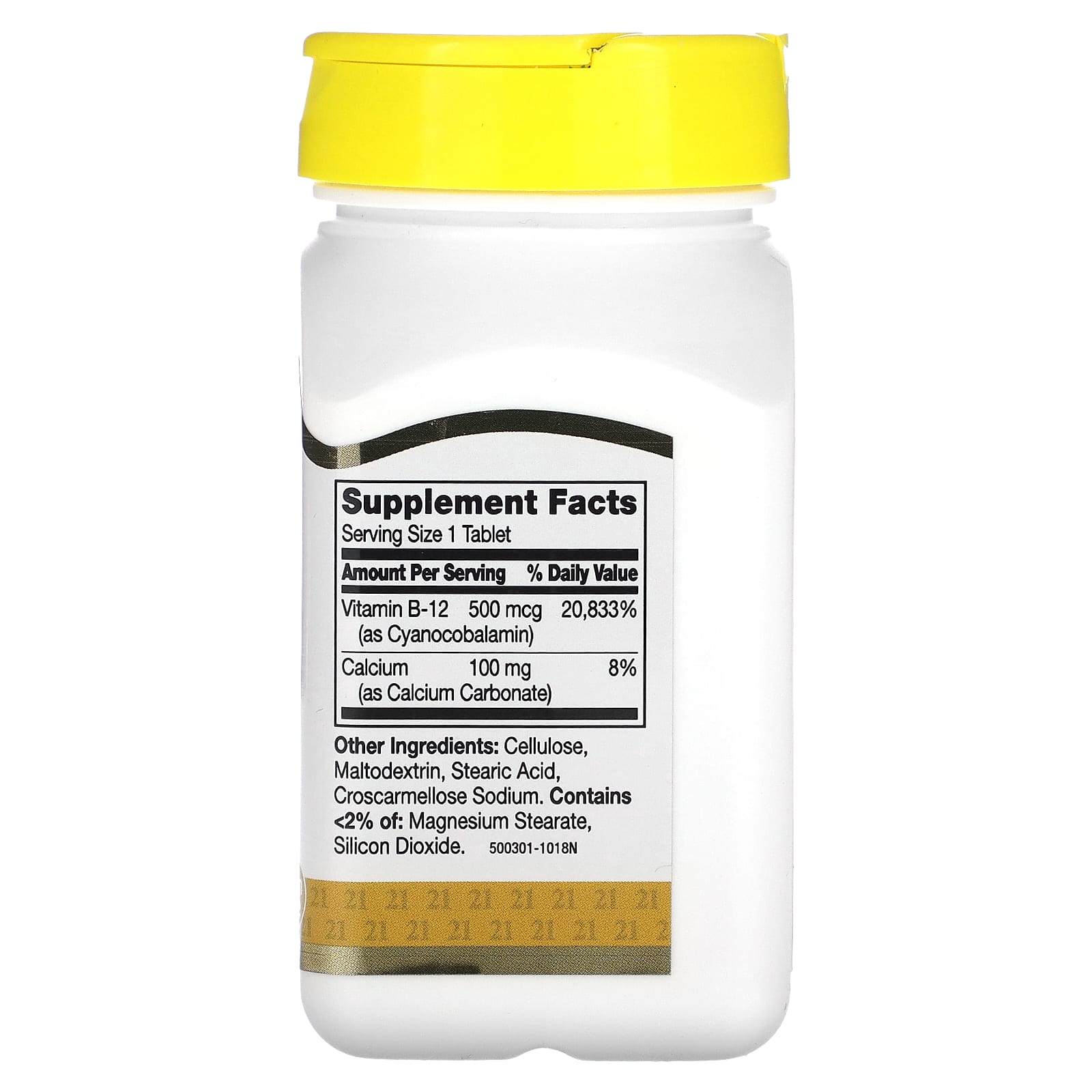 21st Century Vitamin B-12 500mcg 110 tabs